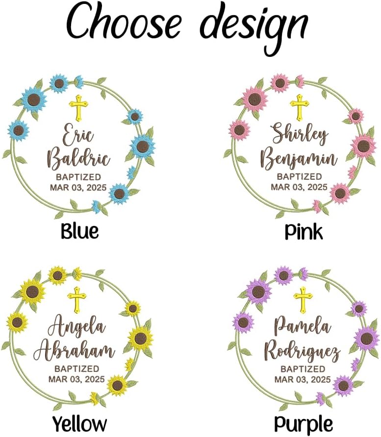 Personalized Embroidered Baby Name Banner — 7 — image 9