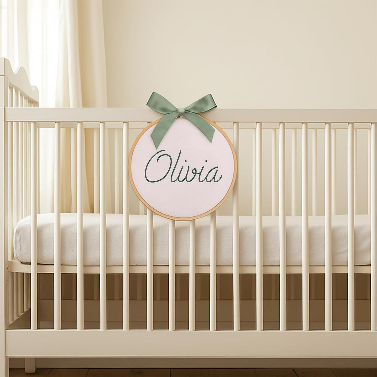 Personalized Embroidered Baby Name Hoop — 9 — image 6
