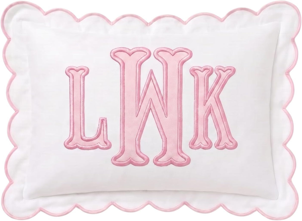 Personalized Embroidered Pillow Cover