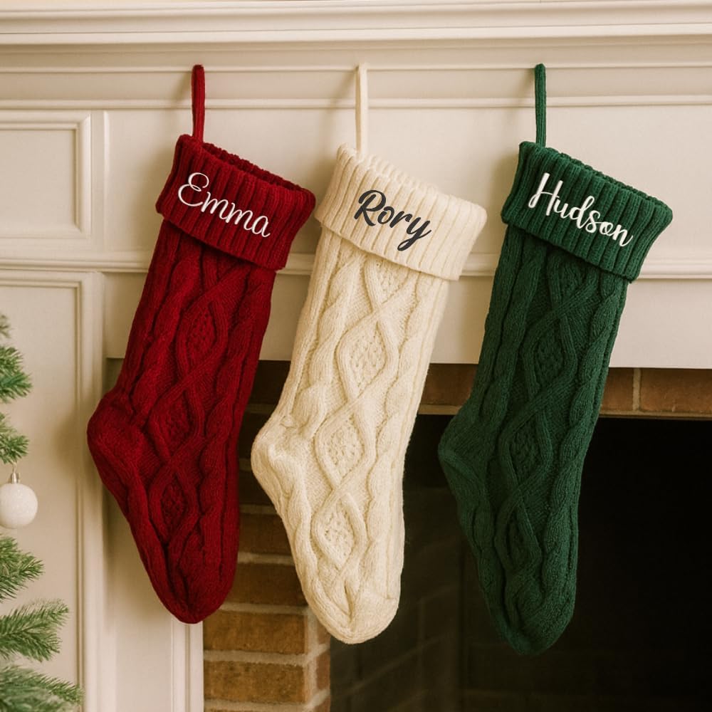 Personalized Embroidered Christmas Stocking — Style 3 — image 2