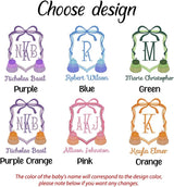 Personalized Embroidered Baby Name Banner — 10 — image 9