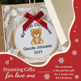Personalized Baby's First Christmas Ornament — 1 — image 7