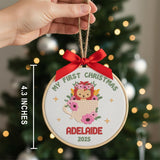 Personalized Baby's First Christmas Ornament — 6 — image 3