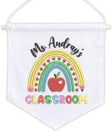 Personalized Embroidered Teacher Banner — 7