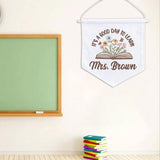 Personalized Embroidered Teacher Banner — 4 — image 8