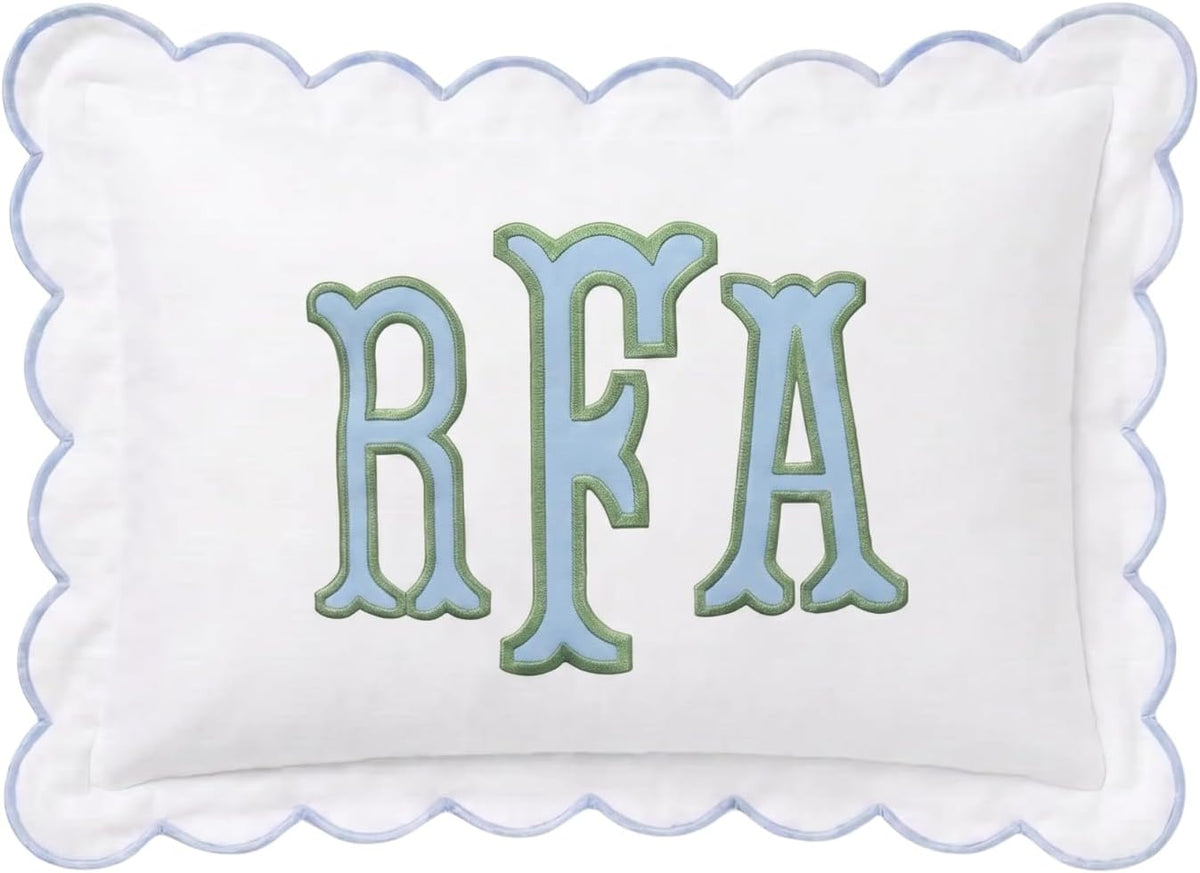 Personalized Embroidered Pillow Cover