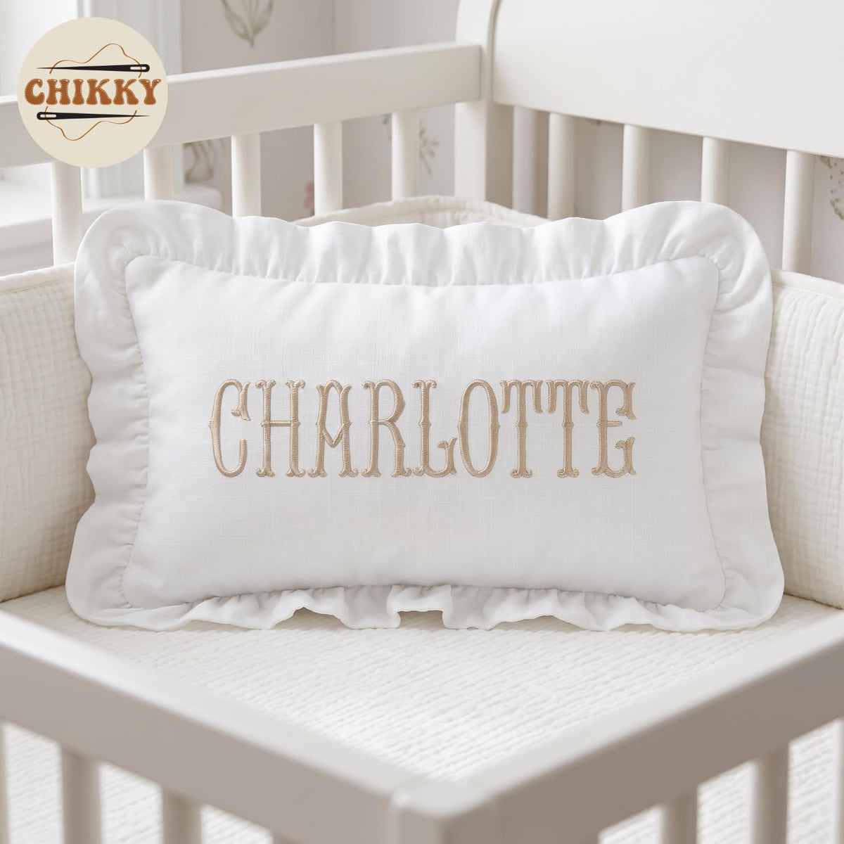 Personalized Embroidered Pillow Cover — 26 — image 5