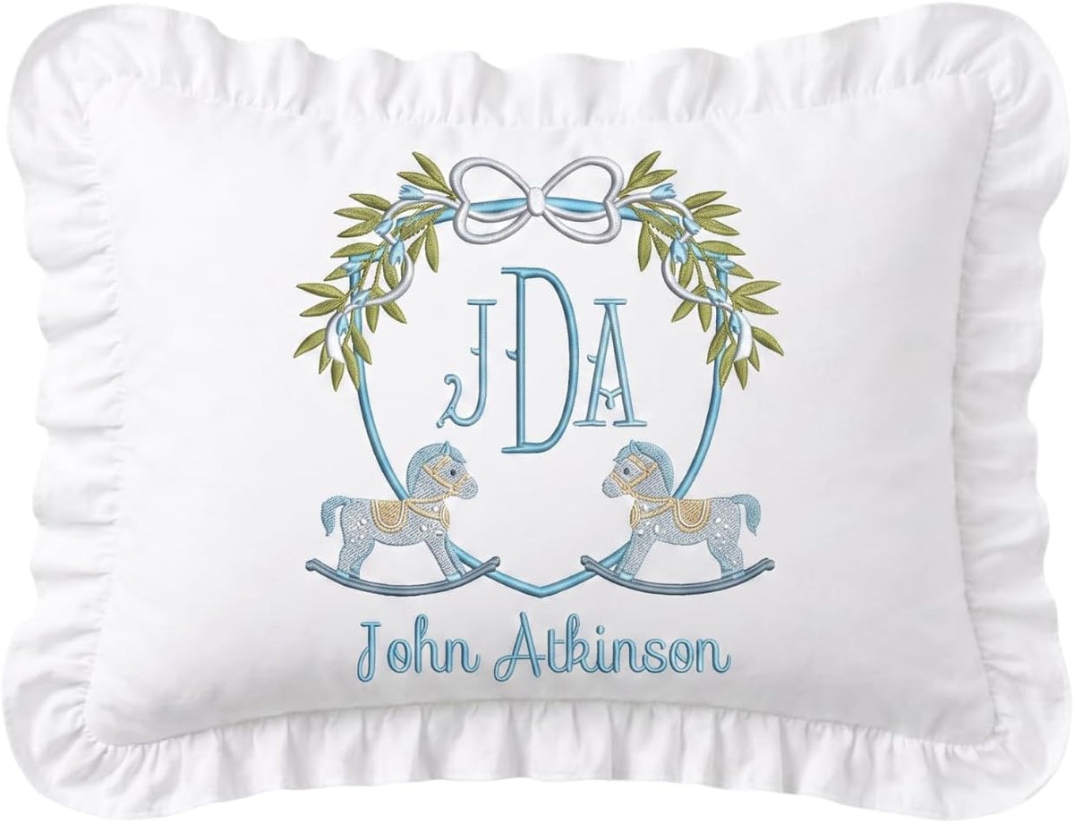Personalized Embroidered Pillow Cover — 19