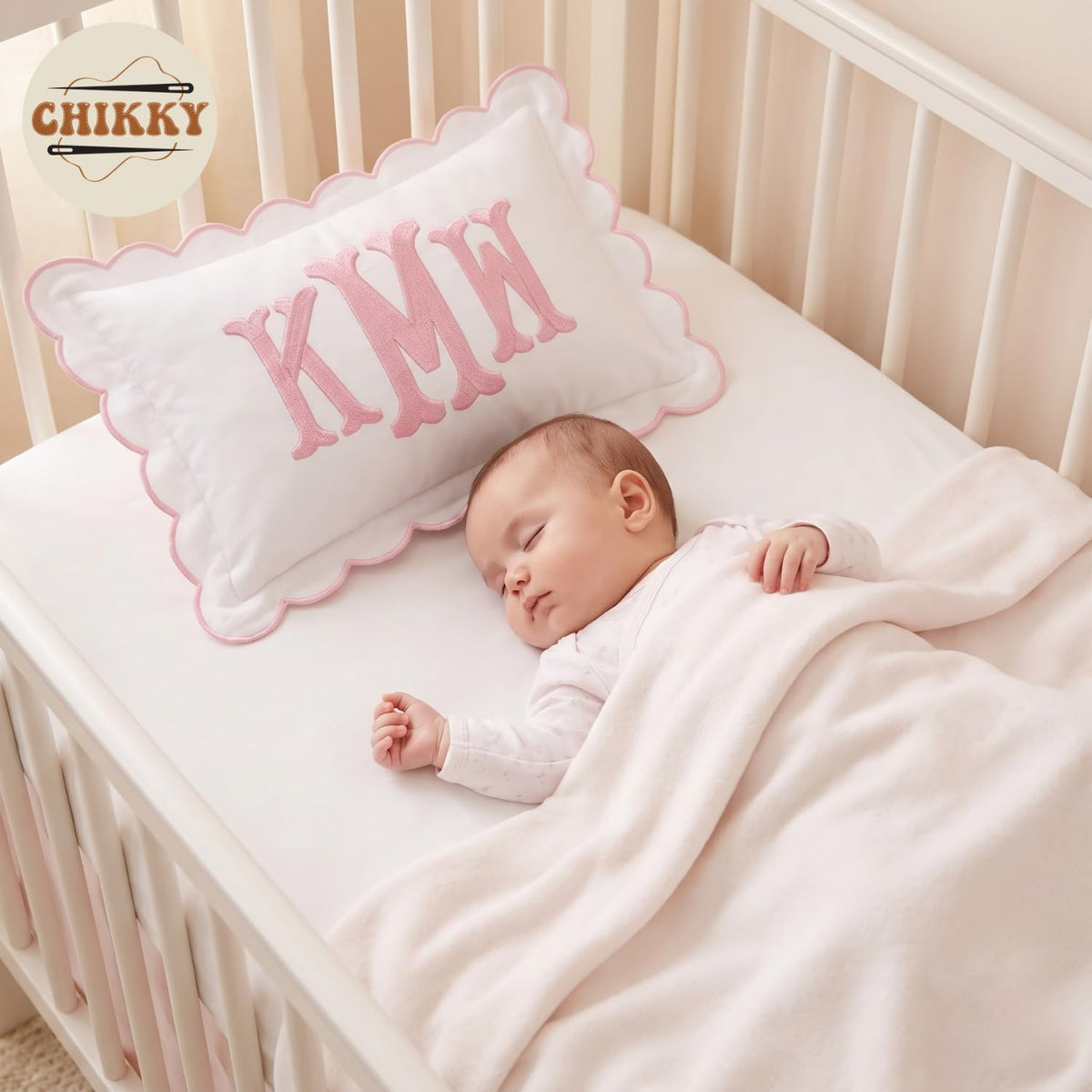Personalized Embroidered Pillow Cover — image 3