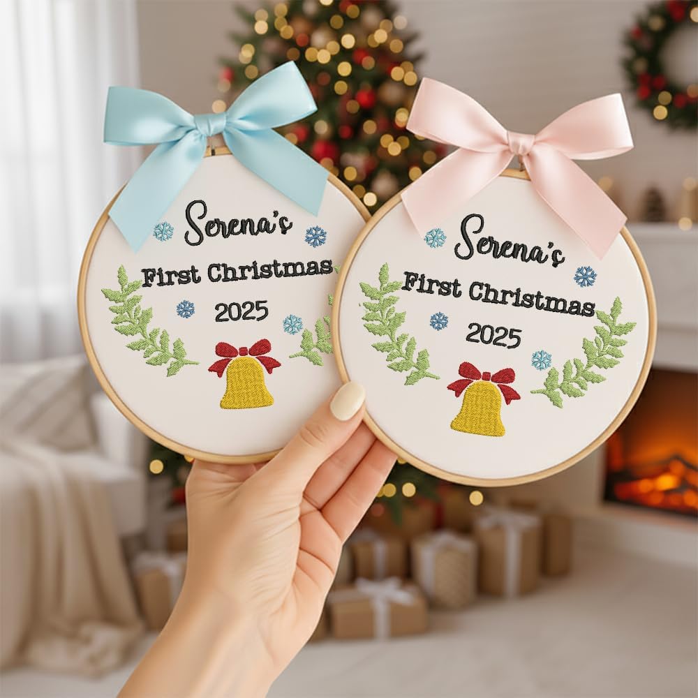 Personalized Baby's First Christmas Ornament — 2 — image 2