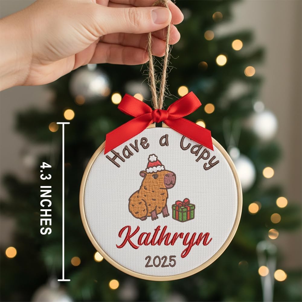 Personalized Baby's First Christmas Ornament — 10 — image 3