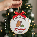 Personalized Baby's First Christmas Ornament — 10 — image 3