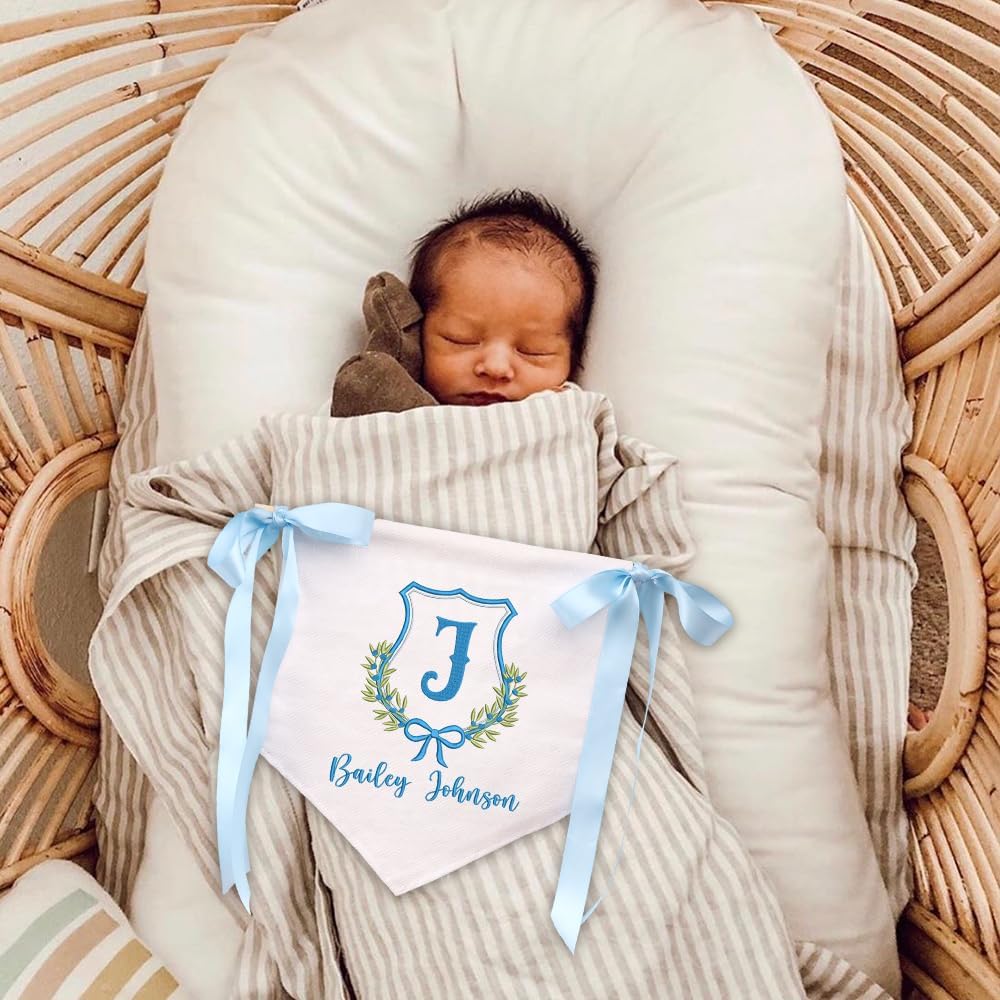 Personalized Embroidered Baby Name Banner — 15 — image 2