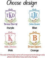 Personalized Embroidered Baby Name Banner — 8 — image 9