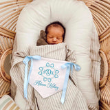 Personalized Embroidered Baby Name Banner — 7 — image 2