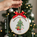 Personalized Baby's First Christmas Ornament — 4 — image 3
