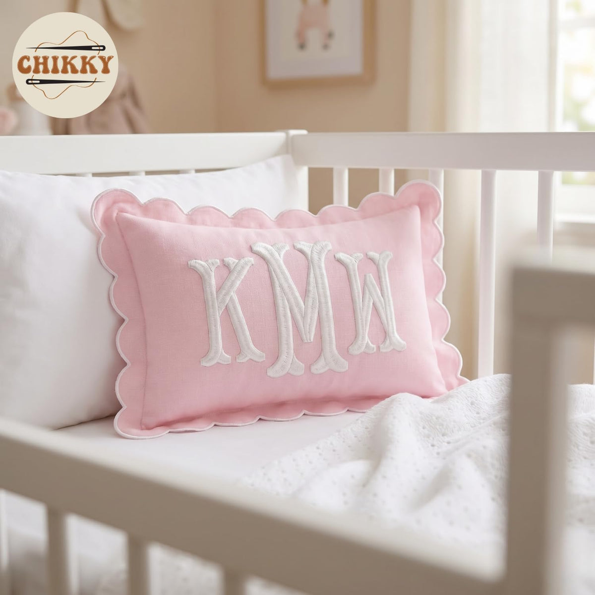 Personalized Embroidered Pillow Cover — image 4