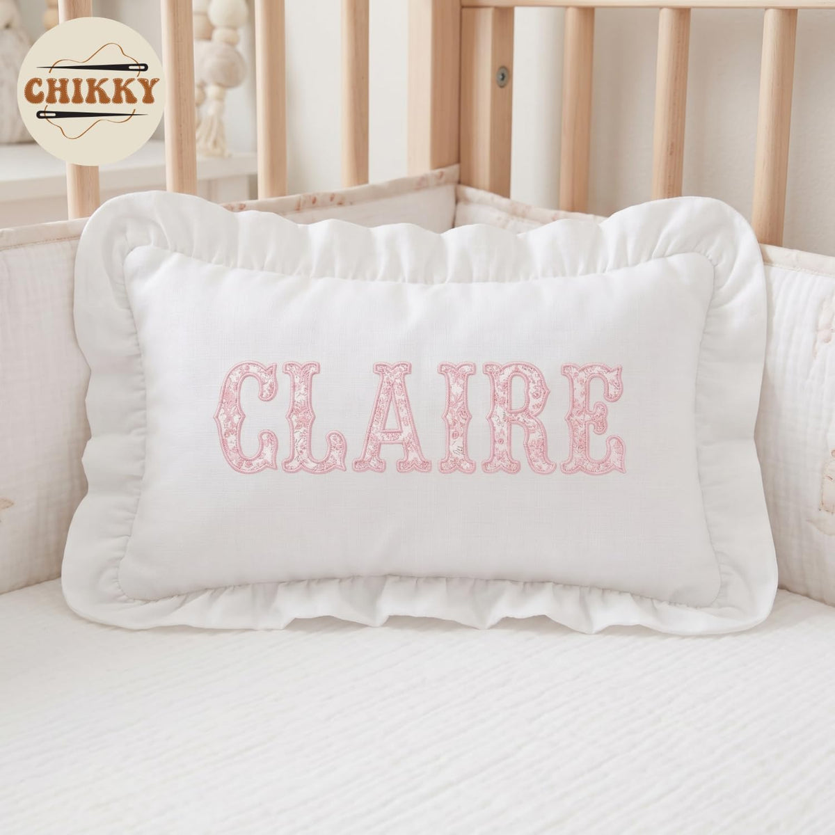 Personalized Embroidered Pillow Cover — 29 — image 7