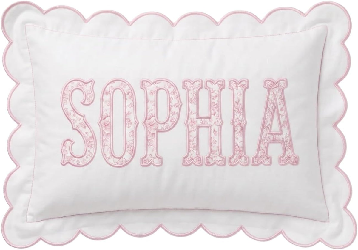 Personalized Embroidered Pillow Cover