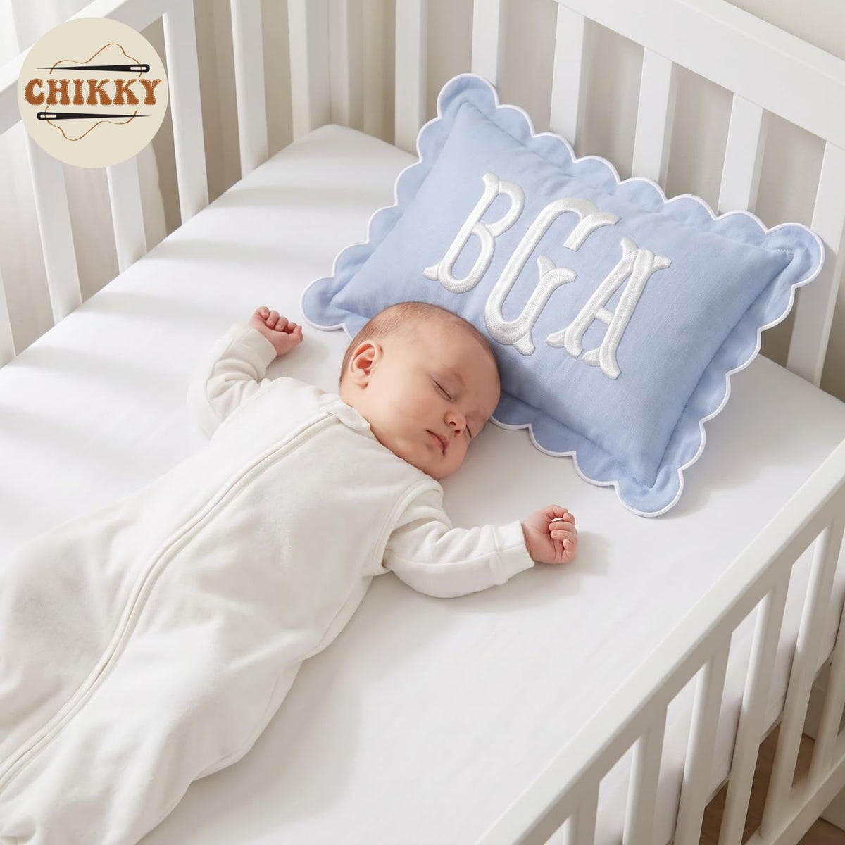 Personalized Embroidered Pillow Cover — image 5