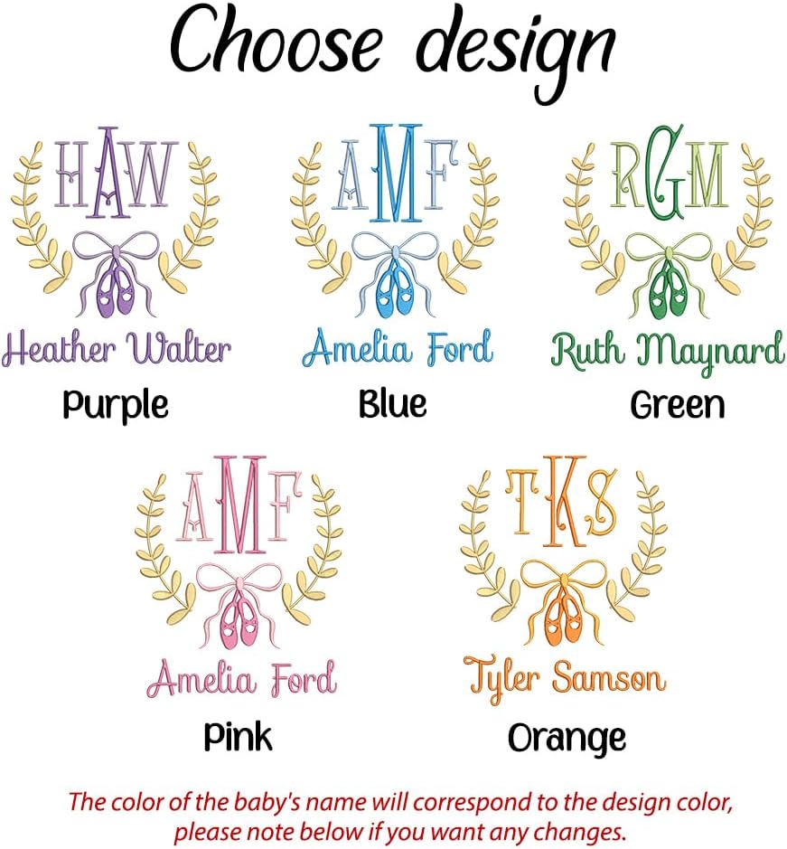 Personalized Embroidered Baby Name Banner — 3 — image 9