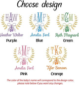 Personalized Embroidered Baby Name Banner — 3 — image 9