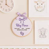 Personalized Embroidered Baby Name Hoop — 12 — image 7