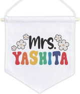 Personalized Embroidered Teacher Banner — 5