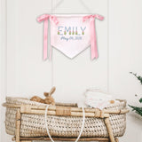 Personalized Embroidered Baby Name Banner — 9 — image 3