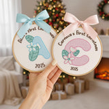 Personalized Baby's First Christmas Ornament — 6 — image 2