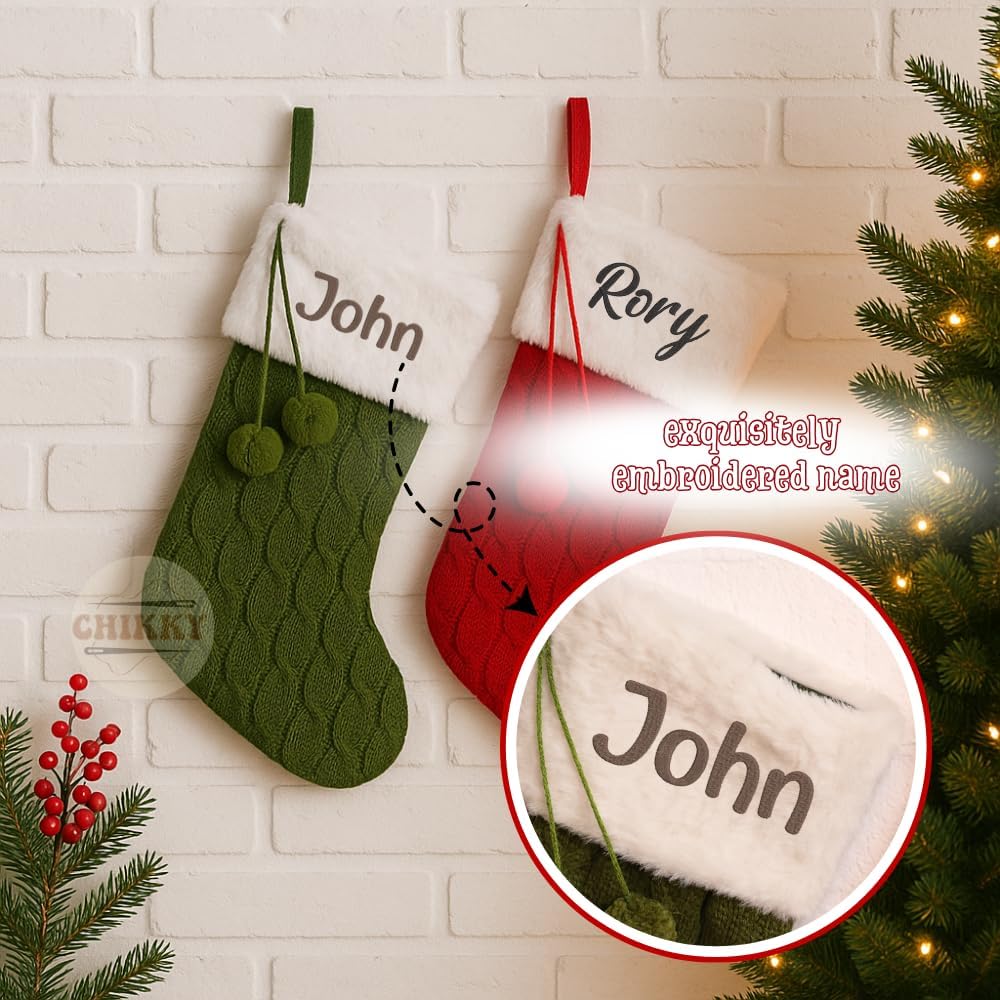 Personalized Embroidered Christmas Stocking — Style 1 — image 8