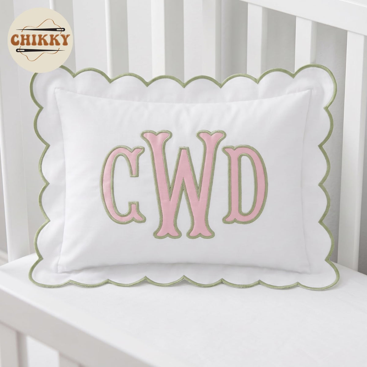Personalized Embroidered Pillow Cover — image 2