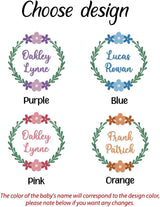 Personalized Embroidered Baby Name Banner — 6 — image 9