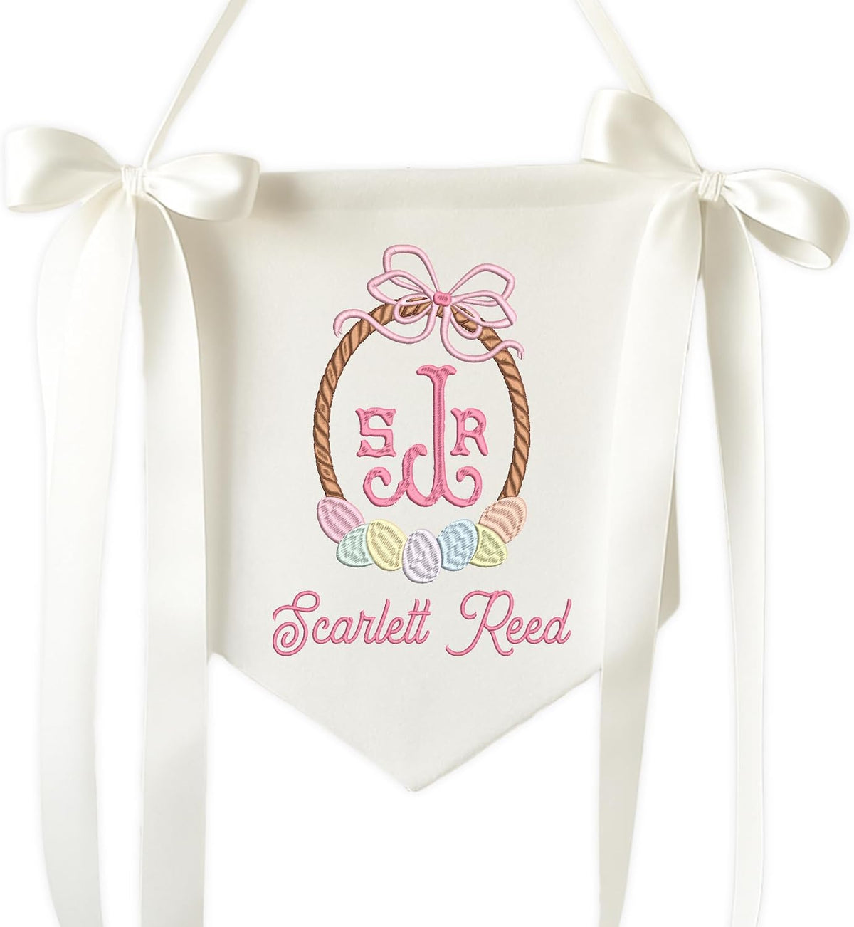 Personalized Embroidered Baby Name Banner — 10