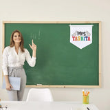 Personalized Embroidered Teacher Banner — 5 — image 2
