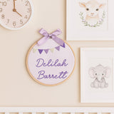 Personalized Embroidered Baby Name Hoop — 7 — image 7