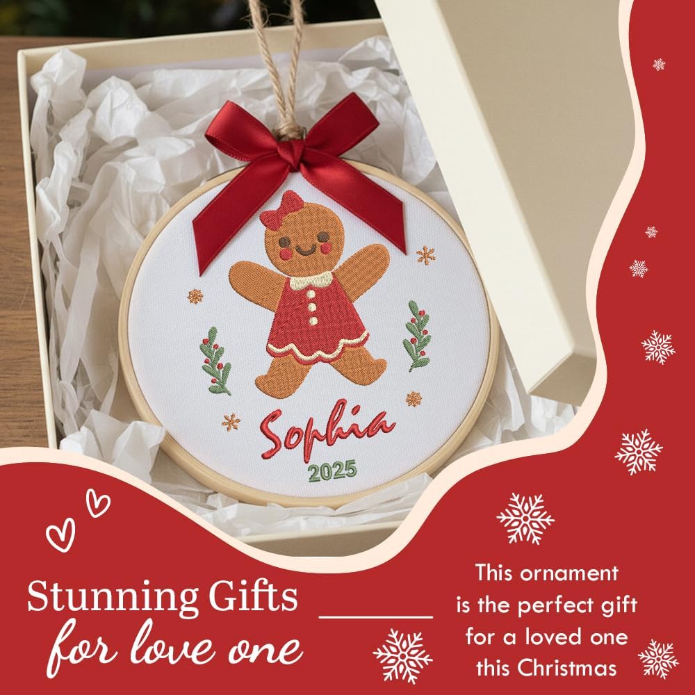 Personalized Baby's First Christmas Ornament — 9 — image 7