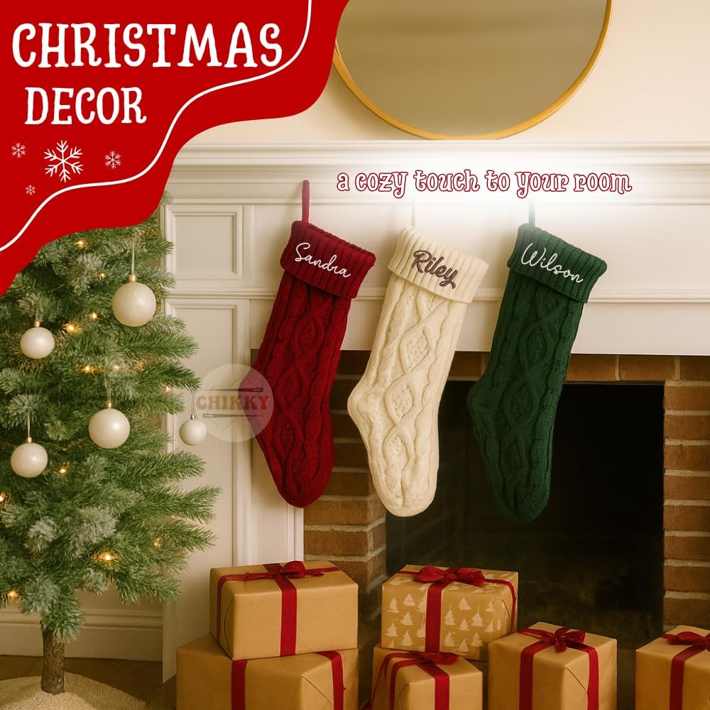 Personalized Embroidered Christmas Stocking — Style 3 — image 6