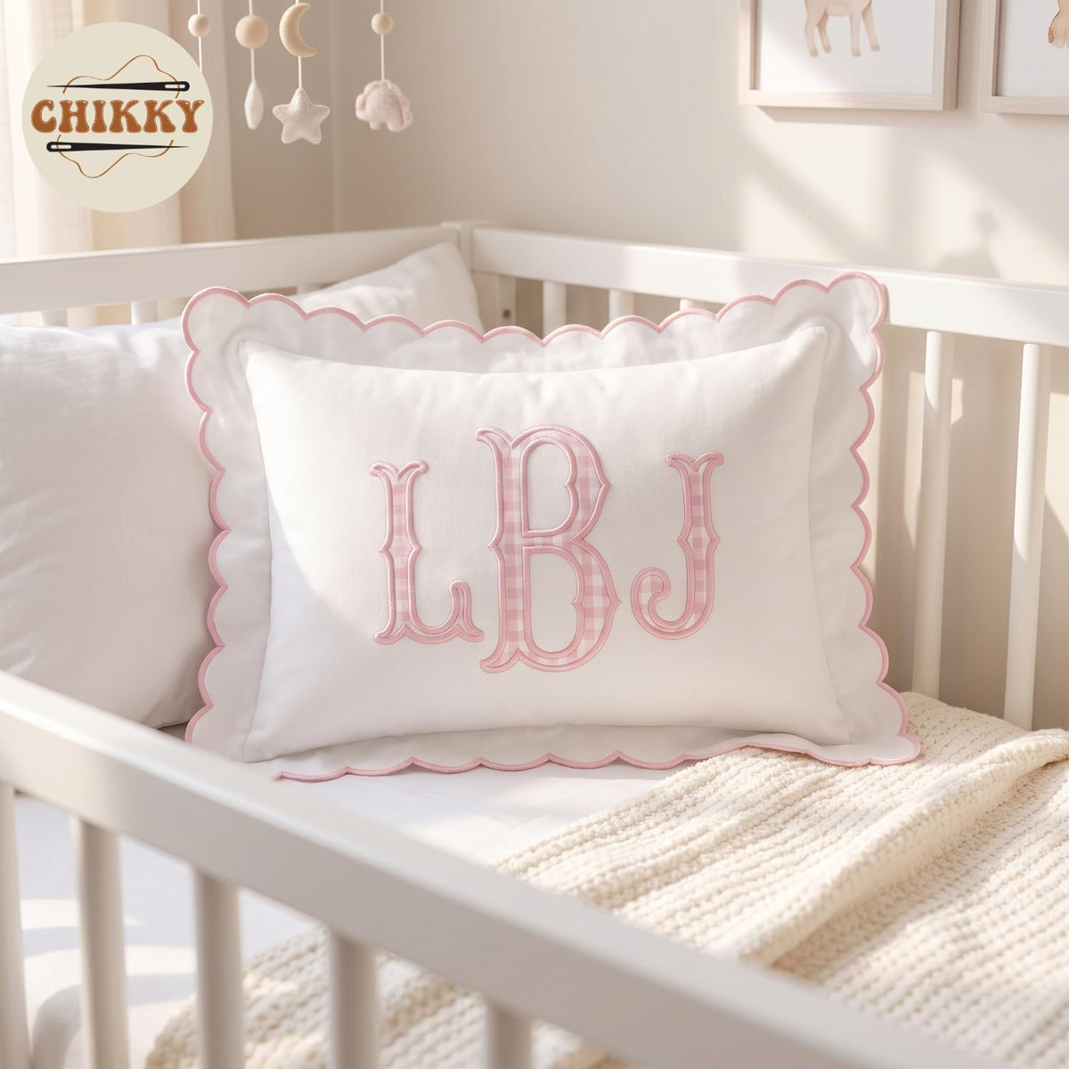 Personalized Embroidered Pillow Cover — image 6