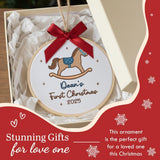 Personalized Baby's First Christmas Ornament — 7 — image 7