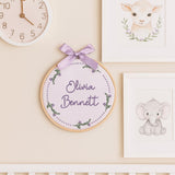 Personalized Embroidered Baby Name Hoop — 6 — image 7