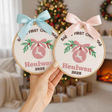 Personalized Baby's First Christmas Ornament — 12 — image 2