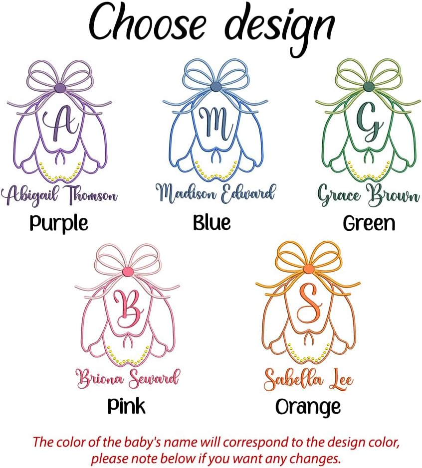 Personalized Embroidered Baby Name Banner — 11 — image 9