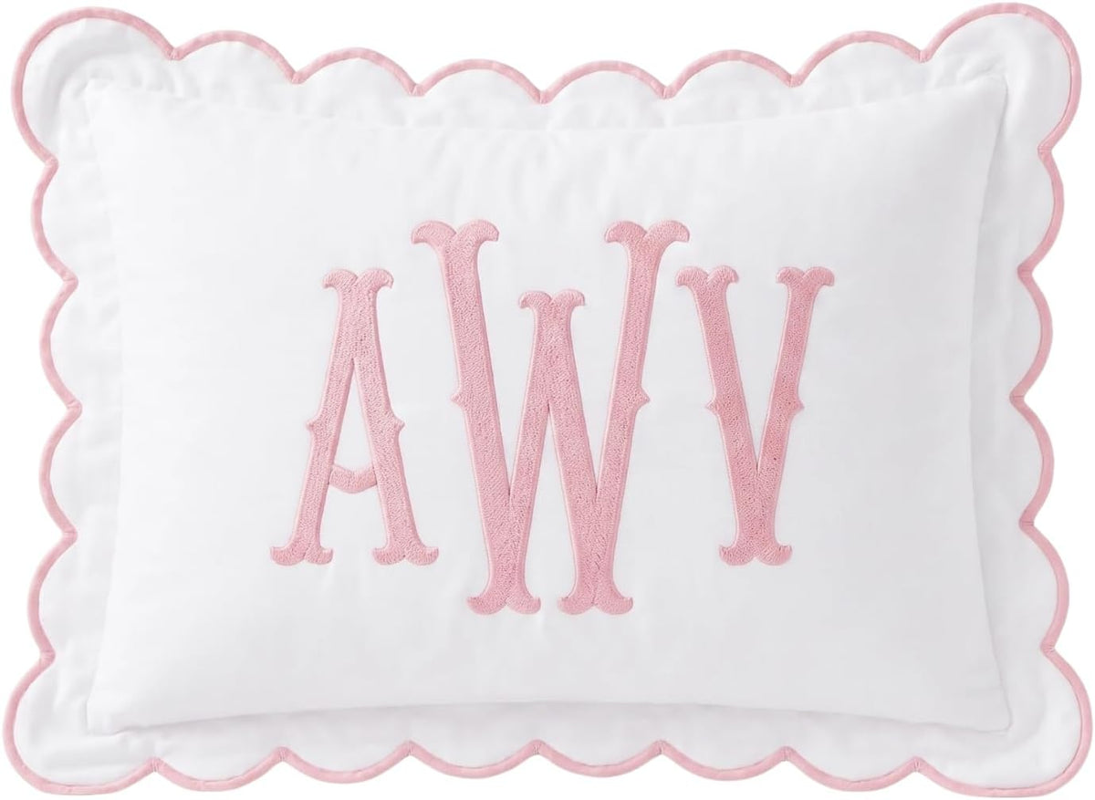 Personalized Embroidered Pillow Cover