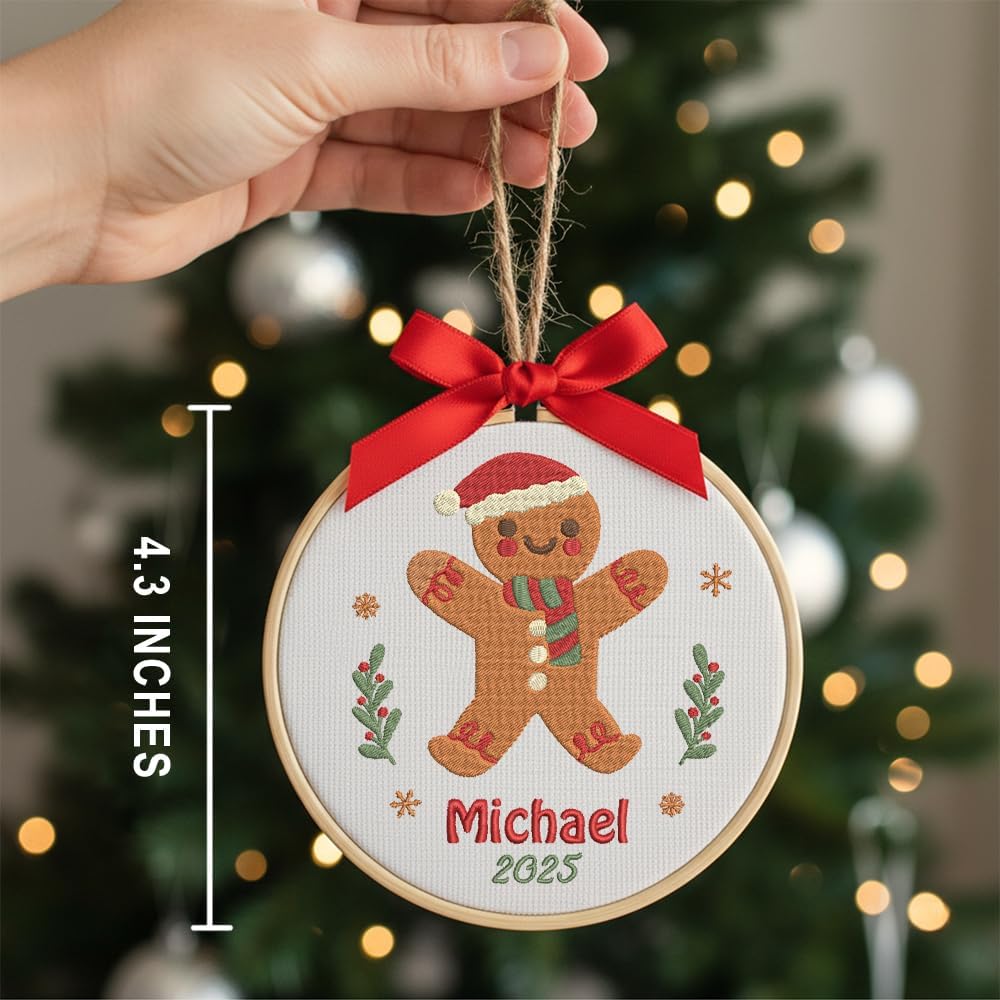 Personalized Baby's First Christmas Ornament — 8 — image 3