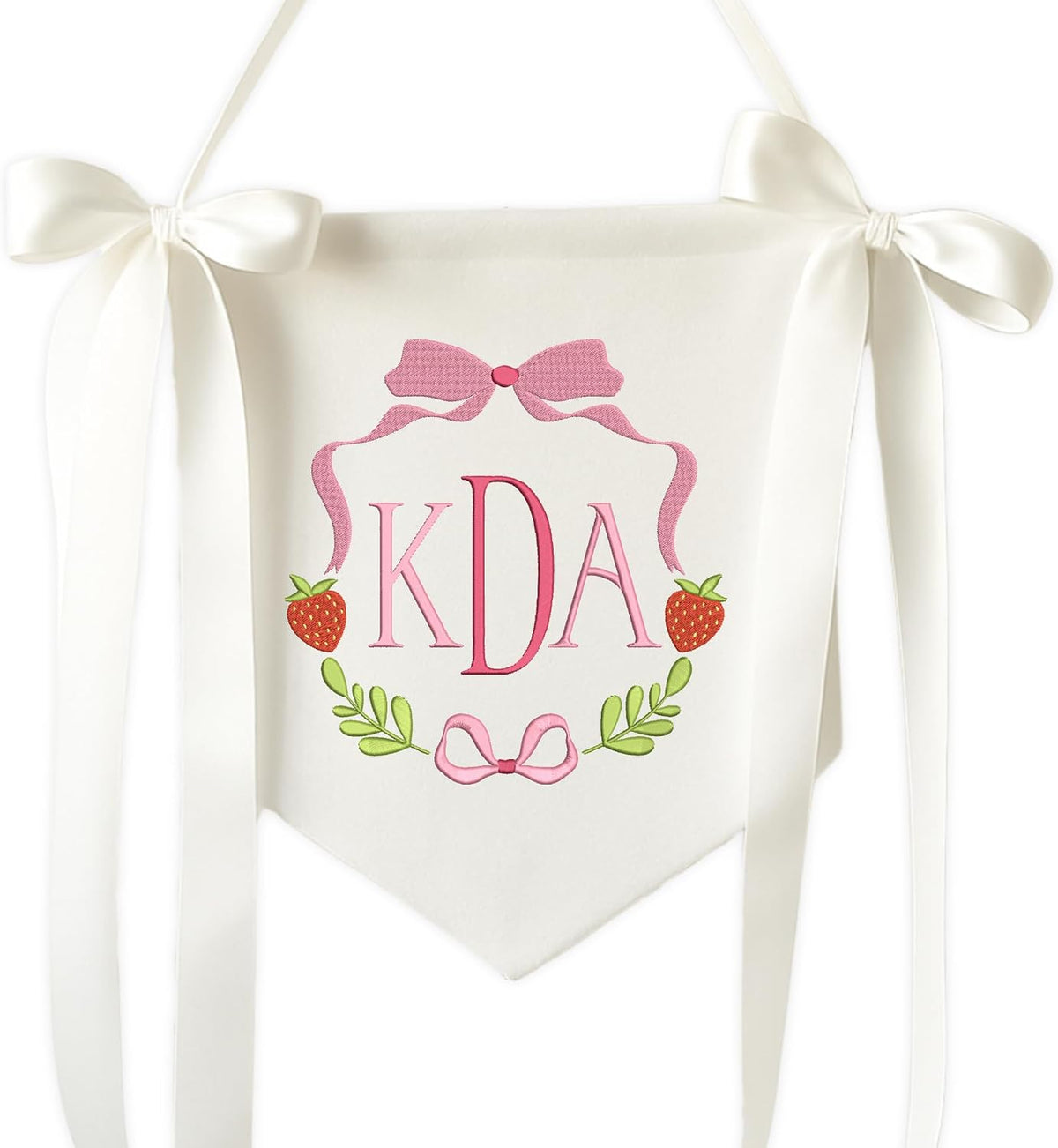 Personalized Embroidered Baby Name Banner — 3