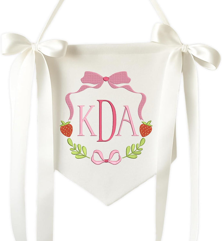 Personalized Embroidered Baby Name Banner — 3