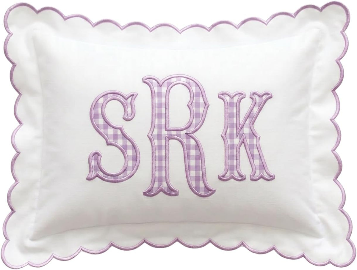 Personalized Embroidered Pillow Cover — 17