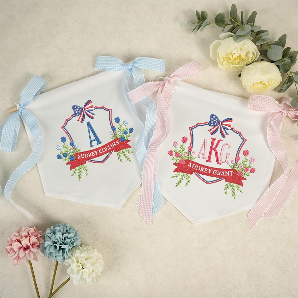Personalized Embroidered Baby Name Banner — 15 — image 2