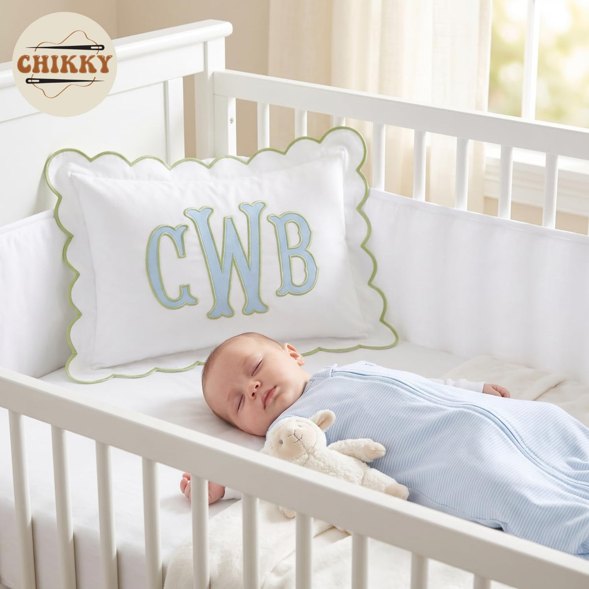 Personalized Embroidered Pillow Cover — image 4